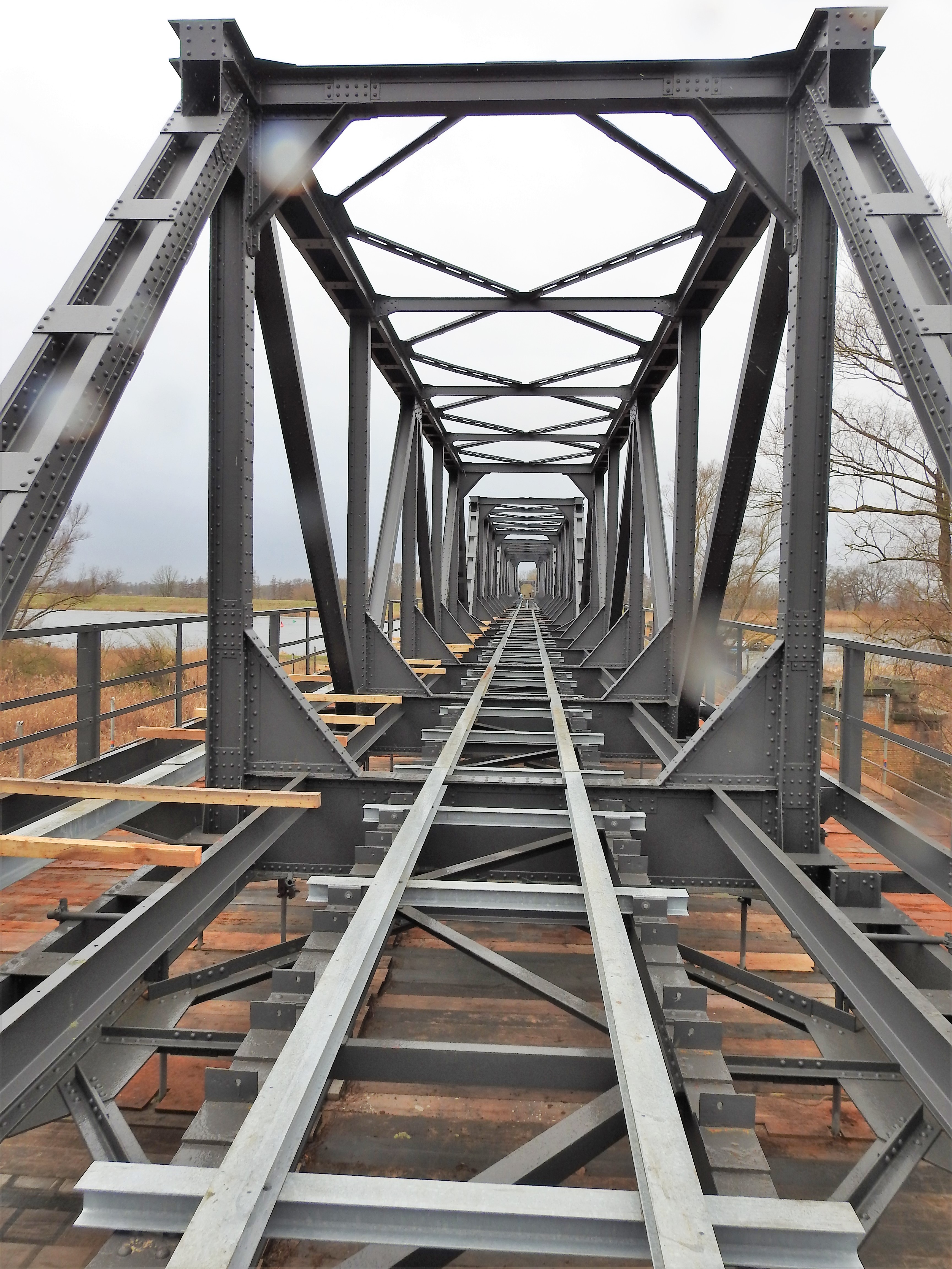 Most Siekierki Neurdnitz Widok Od Strony Polskiej Tzw Wyspy Mineralnej